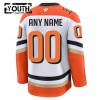 Anaheim Ducks Dresy Personalizované Fanatics Premium 2024-25 Bílý Venkovní - Dětské